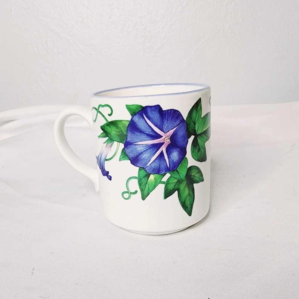 Morning Glory Floral Mug